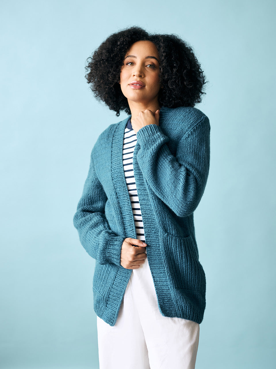 Azure Cardigan in Berroco Nuvola