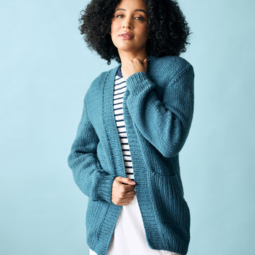 Azure Cardigan in Berroco Nuvola