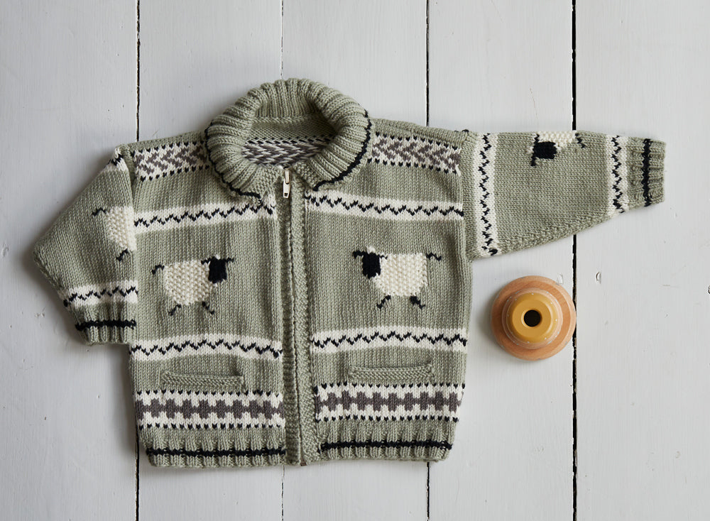 Debbie Bliss Gabriel Sheep Jacket Knitting Pattern