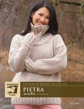 The Winter Breeze Collection - Pietra Sweater in Juniper Moon Farm