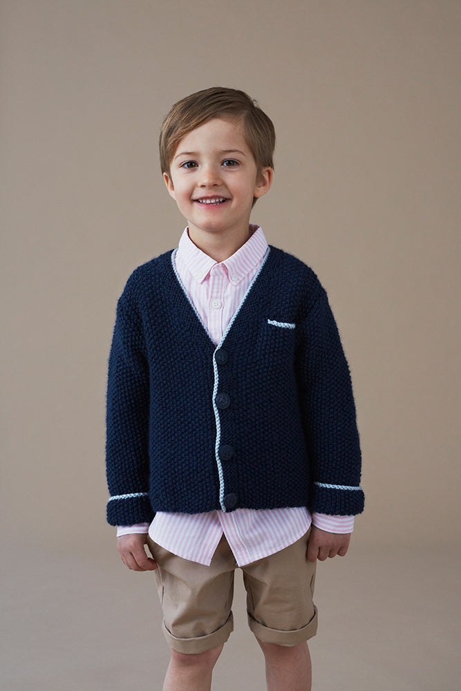 Debbie Bliss Nate Jacket Knitting Pattern