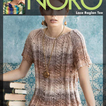 Noro Lace Raglan Tee Jumper Knitting Pattern