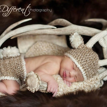 White Tail Deer Baby Outfit