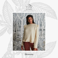 Willow & Lark Henrietta Frill Jumper Knitting Pattern