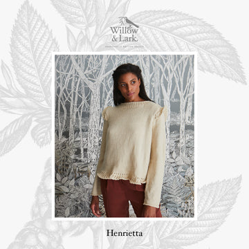 Willow & Lark Henrietta Frill Jumper Knitting Pattern