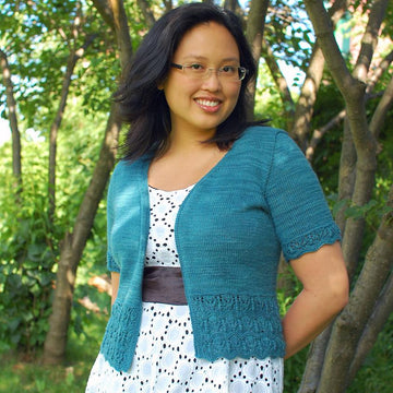 Bellevue Cardigan - fingering weight