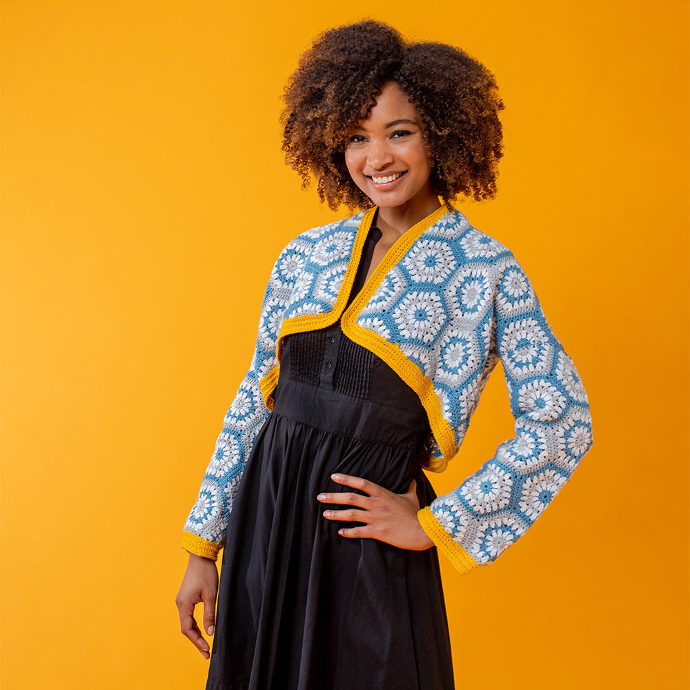 Paintbox Yarns Hex Yeah! Jacket Crochet Pattern
