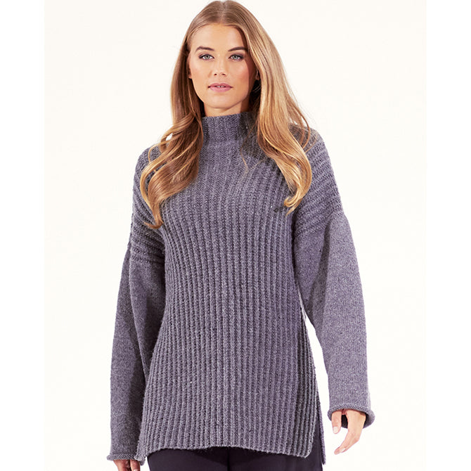 Rowan Ribbed Tunic Jumper Knitting Pattern