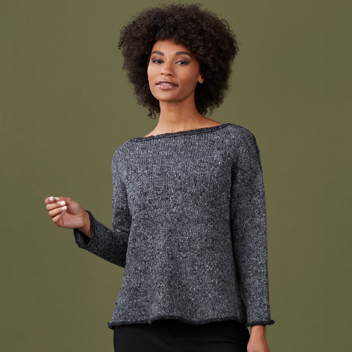 Stacy Charles Fine Yarns Lydia Pullover Knitting Pattern