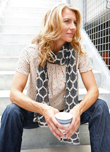 Chakna Scarf in Berroco Ultra Alpaca Fine 2 Ply PDF (Free)