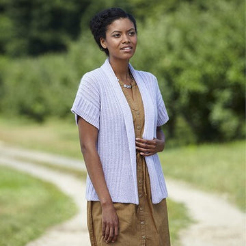 Valley Yarns Salon Cardigan Knitting Pattern