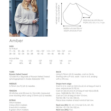 Quail Studio Amber Jumper Knitting Pattern