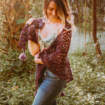 Picot Crochet Shawl