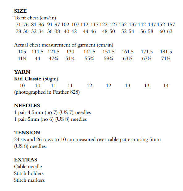 Rosehill Jumper Knitting Pattern