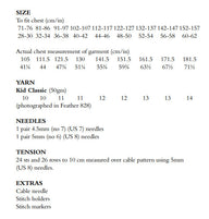 Rosehill Jumper Knitting Pattern