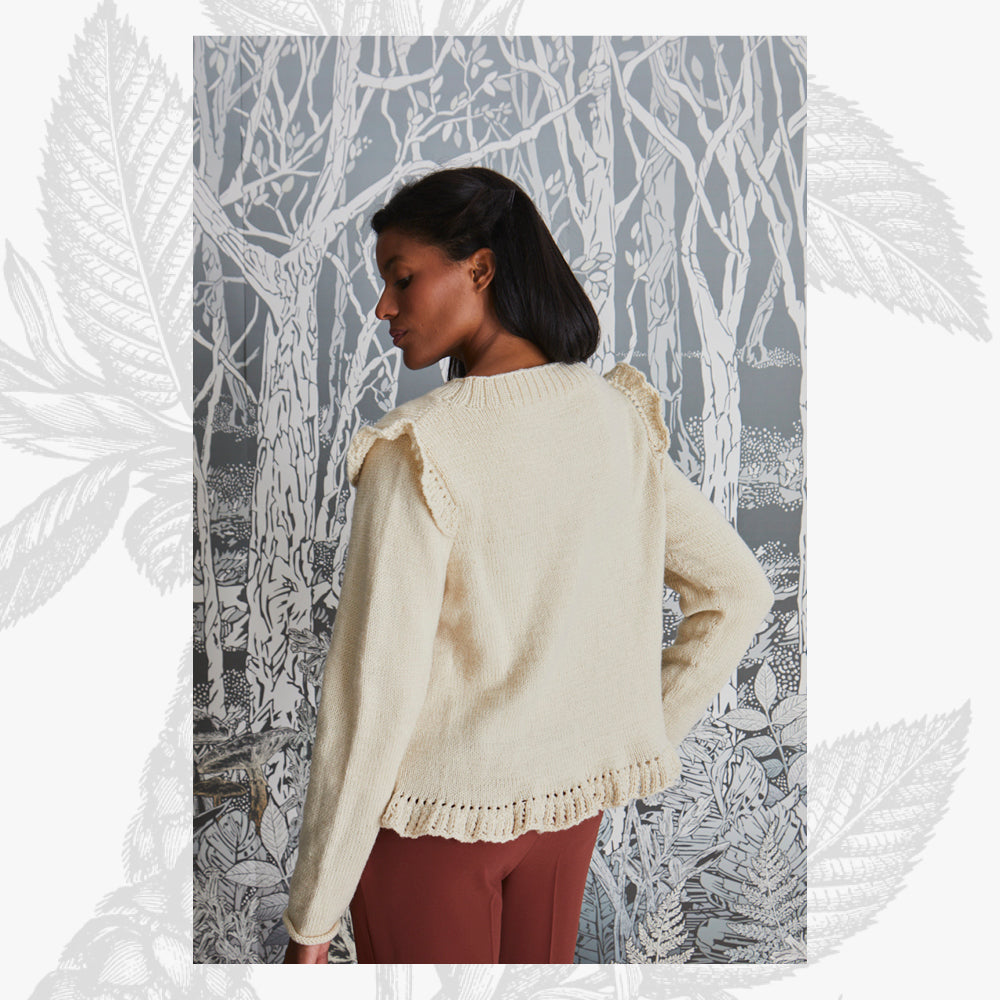 Willow & Lark Henrietta Frill Jumper Knitting Pattern