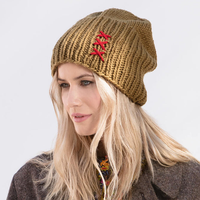 Blue Sky Fibers Glidden Hat Knitting Pattern