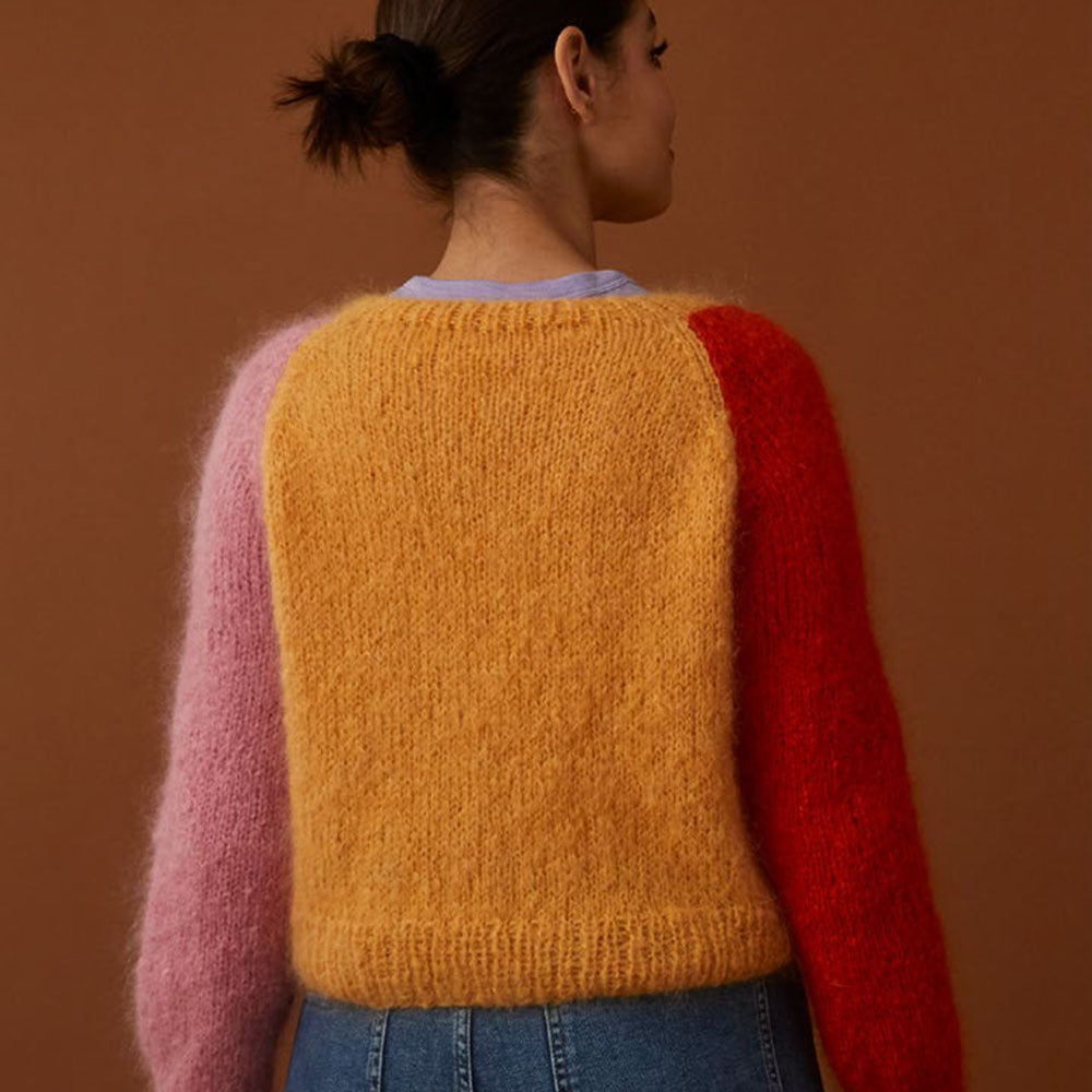 Debbie Bliss Three Colour Cardigan Knitting Pattern
