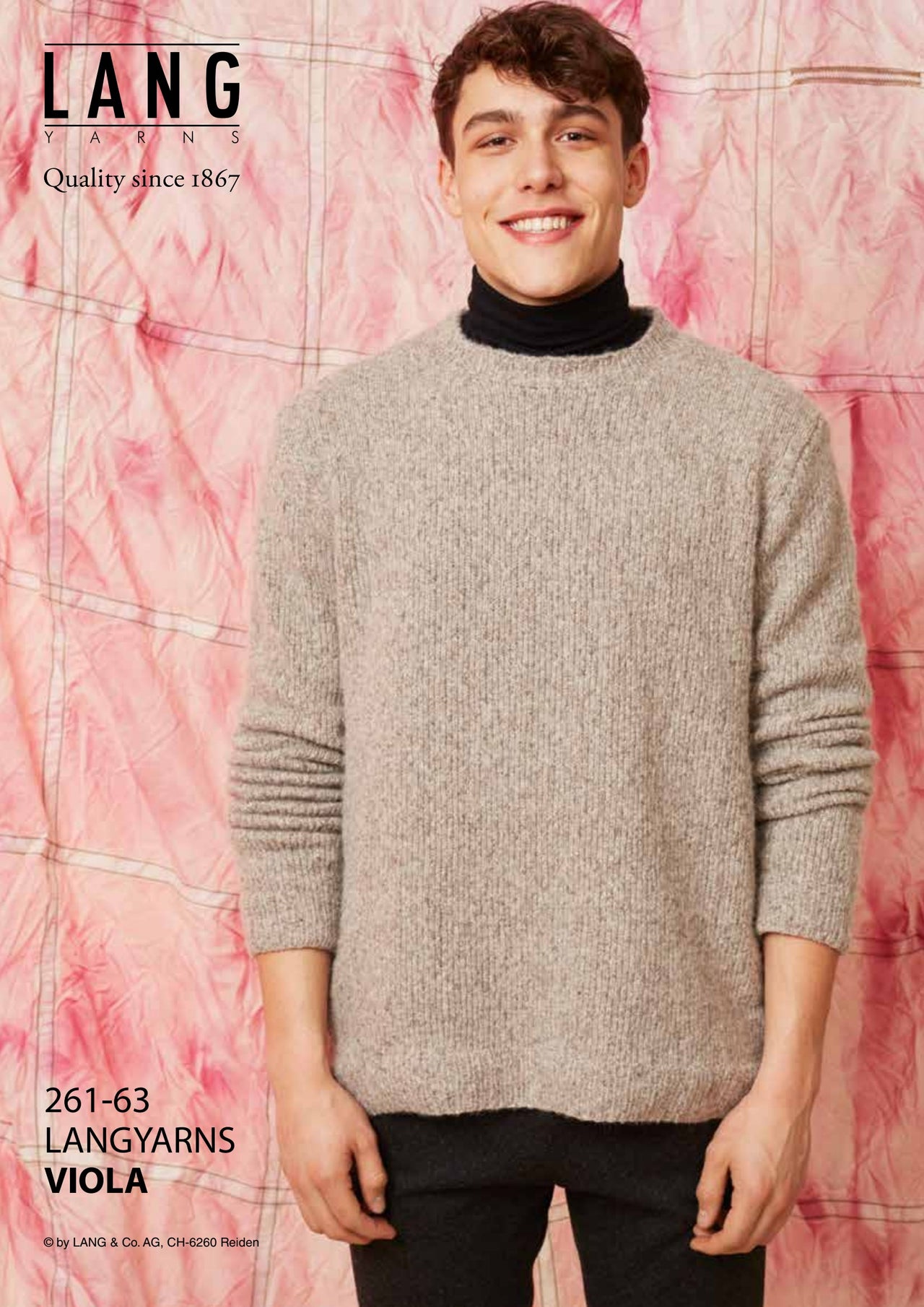 Lang Men's Pullover Jumper Knitting Pattern
