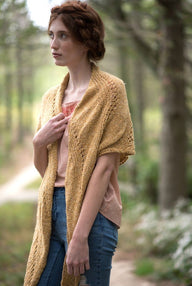 Berroco Amber Waves Shawl Wrap Knitting Pattern