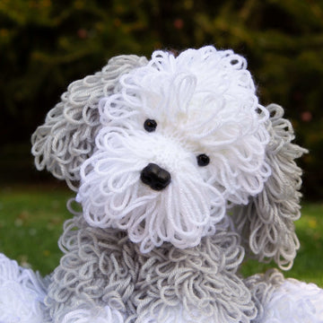 Deramores Old English Sheepdog Toy Knitting Pattern
