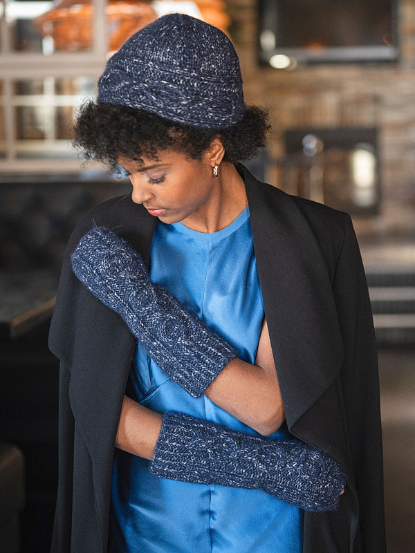 Azurite Hat and Mittens Knitting Pattern