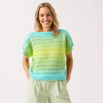 Sirdar To A Tee Knitted Top in Jewelspun Ombre PDF