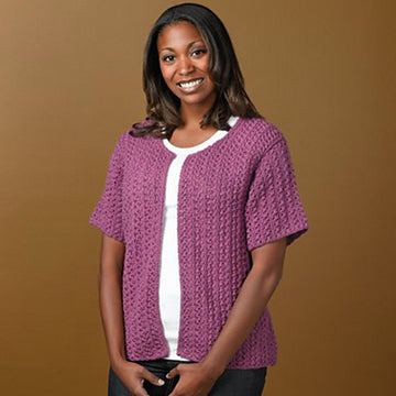 Valley Yarns Emma Cardigan Knitting Pattern