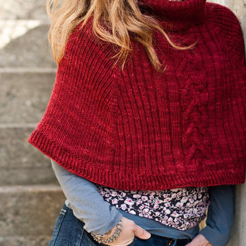 Cranberry Capelet