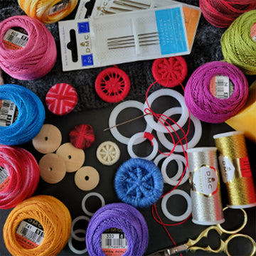 Thread Wrapped Buttons - Dorset and Death's Head - V- Spring/Summer 2026