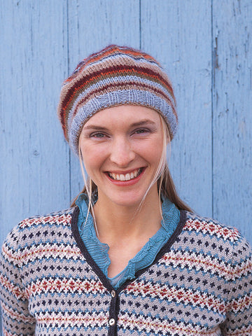 Rowan Button Beret Hat Knitting Pattern