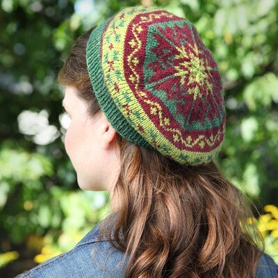 Valley Yarns Holly & Ivy Tam Knitting Pattern