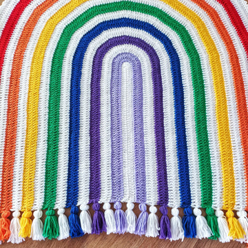 Rainbow Stripes Blanket