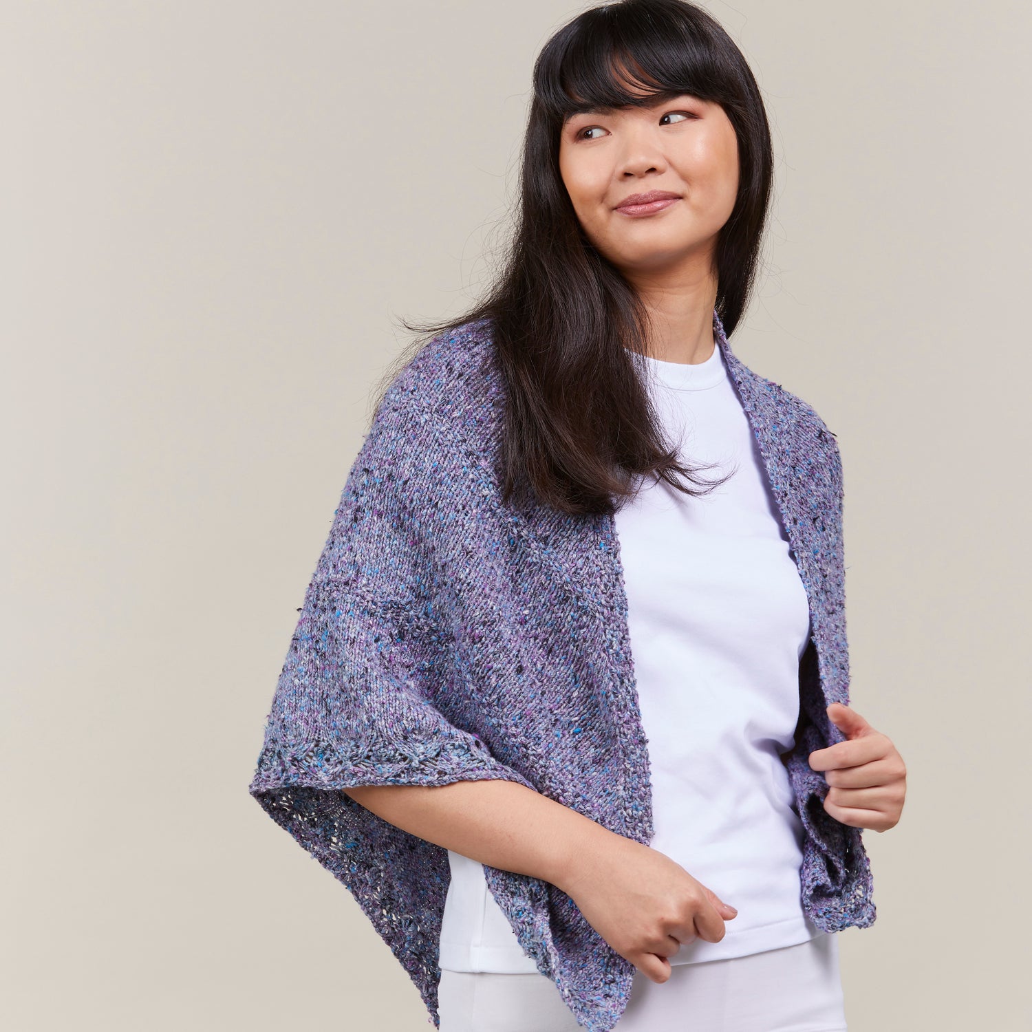 Stacy Charles Fine Yarns Liana Wrap Knitting Pattern