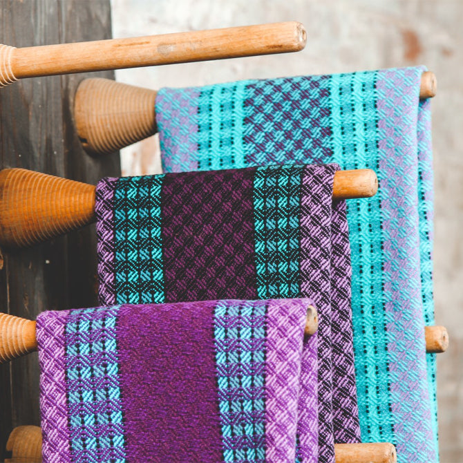 Valley Yarns #147 Kaleidoscope Towels