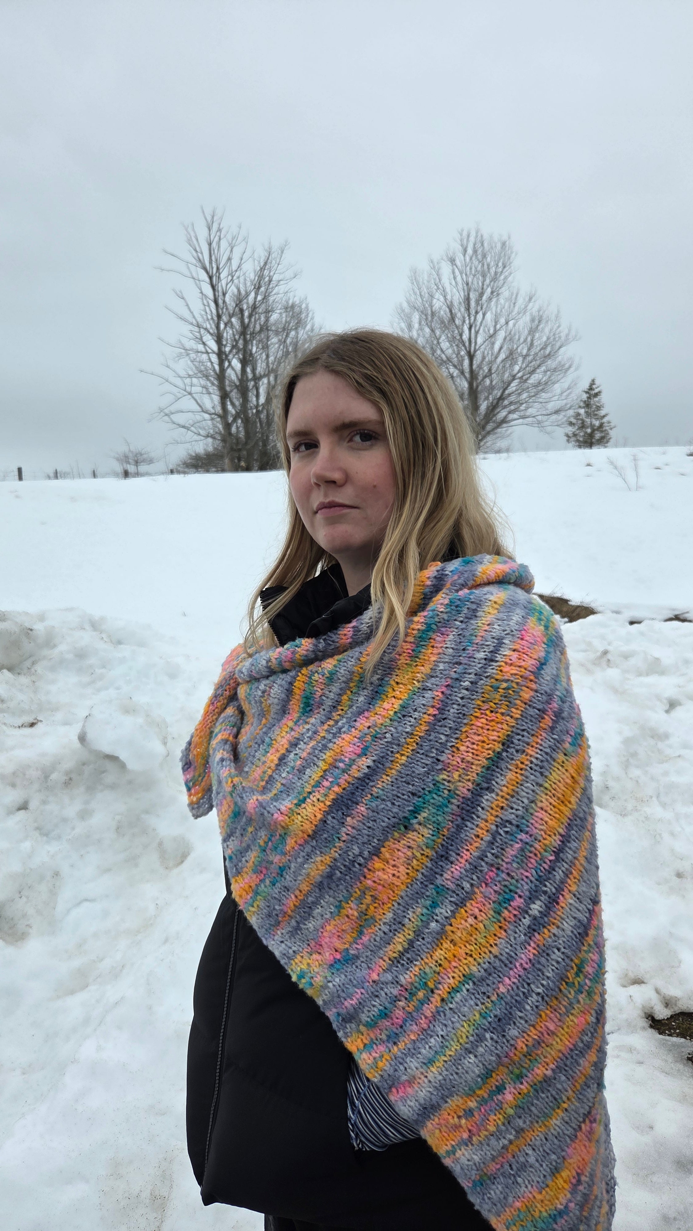 The Zsa Zsa Shawl Knitting Pattern