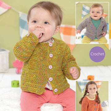 Sirdar Collared Blazer and Girl's Channel-Style Jacket