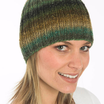 Ribbed Hat Knitting Pattern