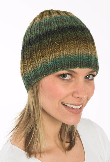 Ribbed Hat Knitting Pattern