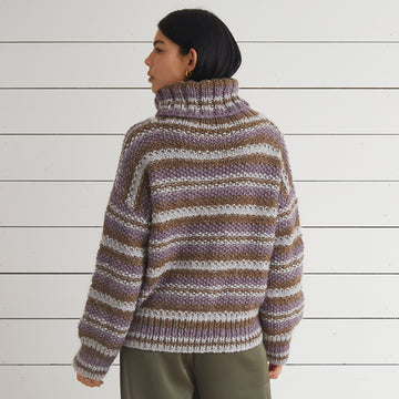 Debbie Bliss Nuno Stripe Sweater Knitting Pattern