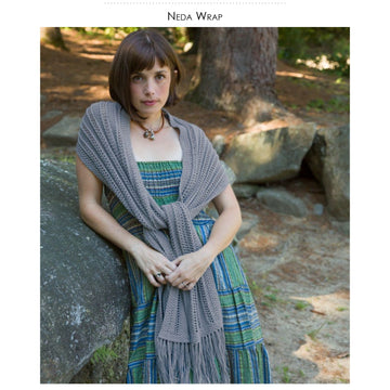Classic Elite Yarns Neda Wrap Knitting Pattern