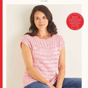 Sirdar Lacy Summer Top Jumper Knitting Pattern