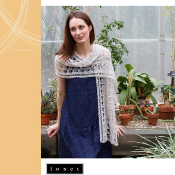 Louet Monica Wrap Knitting Pattern