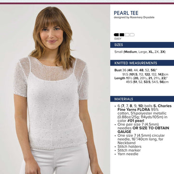 Stacy Charles Fine Yarns Pearl Tee PDF