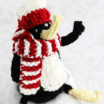 Valley Yarns Hot Chocolate Run Penguin Knitting Pattern