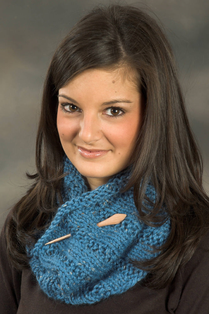 Easy Ribbed Cowls in Plymouth Baby Alpaca Grande - F294 - PDF