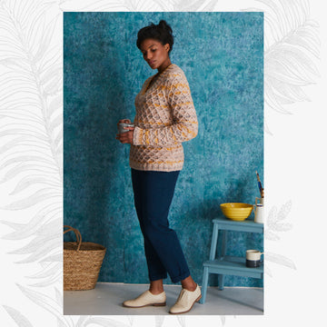 Willow & Lark Soleil Levant V Neck Knitting Pattern
