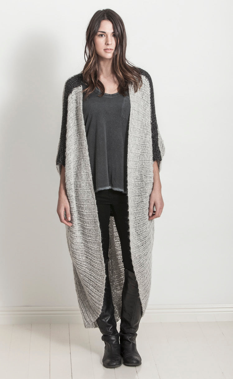 Cold Spring Coccoon Coat Knitting Pattern