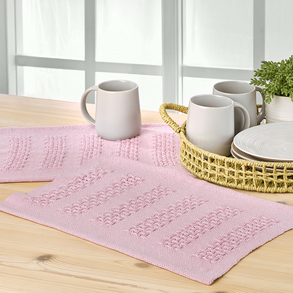 Valley Yarns #273 Striped Huck Placemats