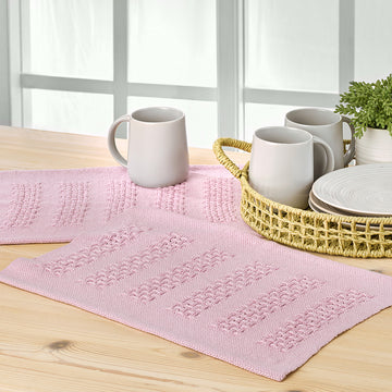 Valley Yarns #273 Striped Huck Placemats